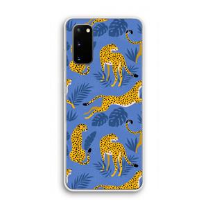 CaseCompany Luipaard: Samsung Galaxy S20 Transparant Hoesje