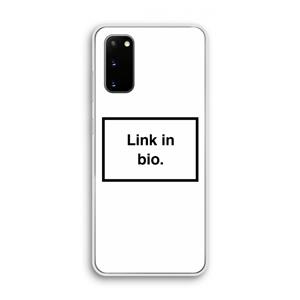 CaseCompany Link in bio: Samsung Galaxy S20 Transparant Hoesje