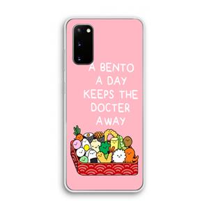 CaseCompany Bento a day: Samsung Galaxy S20 Transparant Hoesje