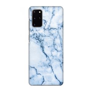 CaseCompany Blauw marmer: Volledig geprint Samsung Galaxy S20 Plus Hoesje
