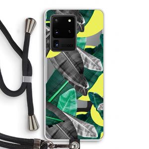CaseCompany Fantasie jungle: Samsung Galaxy S20 Ultra Transparant Hoesje met koord