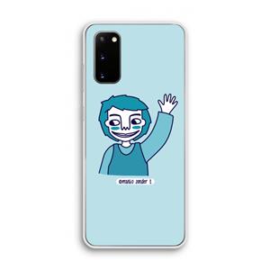 CaseCompany Zwaai: Samsung Galaxy S20 Transparant Hoesje