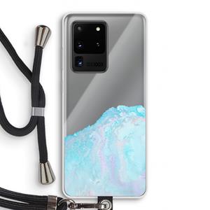 CaseCompany Fantasie pastel: Samsung Galaxy S20 Ultra Transparant Hoesje met koord