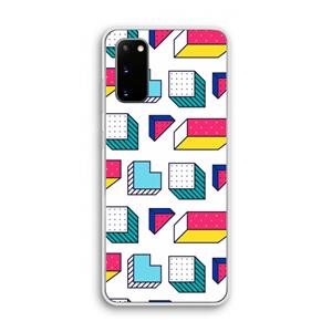 CaseCompany 8-bit N°7: Samsung Galaxy S20 Transparant Hoesje