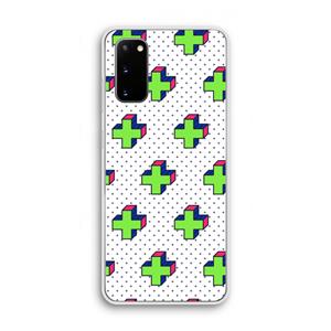 CaseCompany 8-bit N°10: Samsung Galaxy S20 Transparant Hoesje