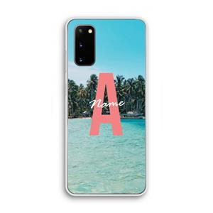 CaseCompany Pacific Dream: Samsung Galaxy S20 Transparant Hoesje