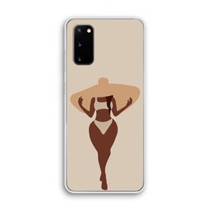CaseCompany Let's get salty: Samsung Galaxy S20 Transparant Hoesje