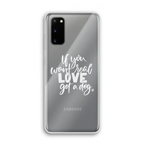 CaseCompany Partner in crime: Samsung Galaxy S20 Transparant Hoesje