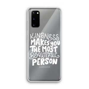 CaseCompany The prettiest: Samsung Galaxy S20 Transparant Hoesje