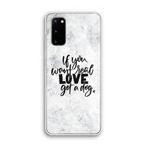 CaseCompany Partner in crime: Samsung Galaxy S20 Transparant Hoesje