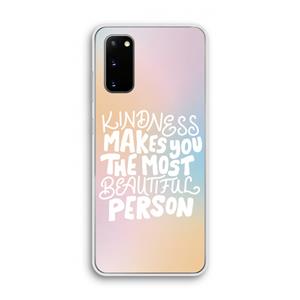 CaseCompany The prettiest: Samsung Galaxy S20 Transparant Hoesje