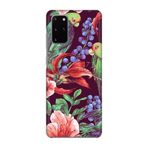 CaseCompany Papegaaien: Volledig geprint Samsung Galaxy S20 Plus Hoesje