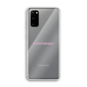 CaseCompany kwetsbaar: Samsung Galaxy S20 Transparant Hoesje