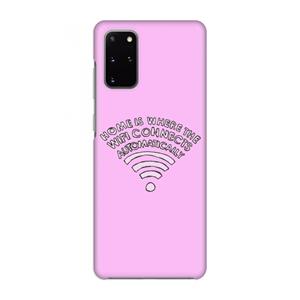 CaseCompany Home Is Where The Wifi Is: Volledig geprint Samsung Galaxy S20 Plus Hoesje