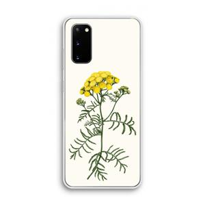 CaseCompany Tansy: Samsung Galaxy S20 Transparant Hoesje