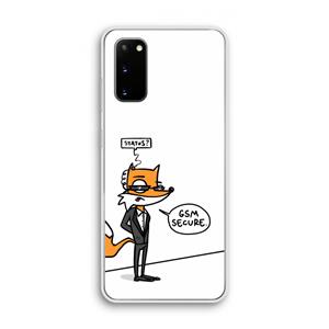 CaseCompany GSM secure: Samsung Galaxy S20 Transparant Hoesje