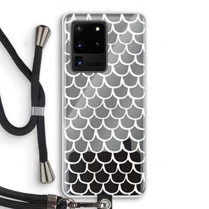 CaseCompany Dakpannetjes: Samsung Galaxy S20 Ultra Transparant Hoesje met koord