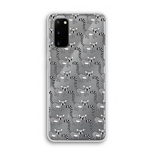 CaseCompany Makis: Samsung Galaxy S20 Transparant Hoesje