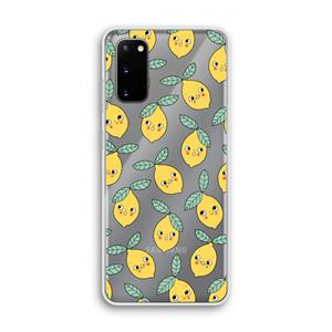 CaseCompany Citroenen: Samsung Galaxy S20 Transparant Hoesje