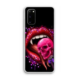 CaseCompany Dodelijk zoet: Samsung Galaxy S20 Transparant Hoesje