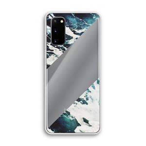 CaseCompany Golven: Samsung Galaxy S20 Transparant Hoesje