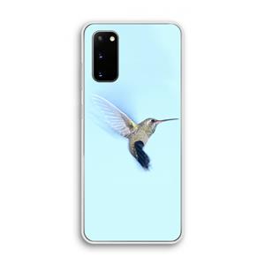 CaseCompany Kolibri: Samsung Galaxy S20 Transparant Hoesje