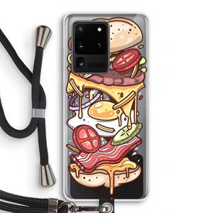 CaseCompany Diet Coke Please: Samsung Galaxy S20 Ultra Transparant Hoesje met koord
