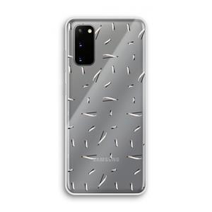 CaseCompany Hipster stripes: Samsung Galaxy S20 Transparant Hoesje