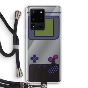 CaseCompany Game On: Samsung Galaxy S20 Ultra Transparant Hoesje met koord