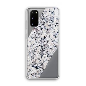 CaseCompany Gespikkelde marmer: Samsung Galaxy S20 Transparant Hoesje