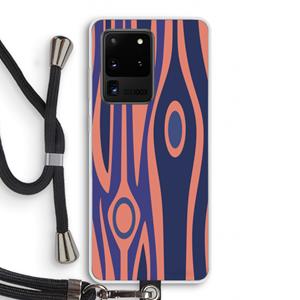 CaseCompany Bast A: Samsung Galaxy S20 Ultra Transparant Hoesje met koord