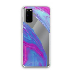 CaseCompany Zweverige regenboog: Samsung Galaxy S20 Transparant Hoesje