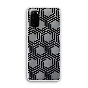 CaseCompany Geometrisch patroon: Samsung Galaxy S20 Transparant Hoesje