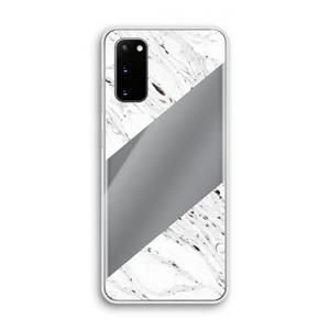 CaseCompany Biggest stripe: Samsung Galaxy S20 Transparant Hoesje
