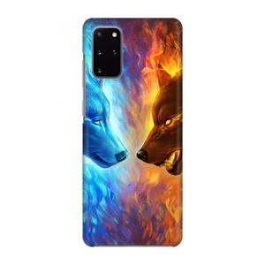 CaseCompany Fire & Ice: Volledig geprint Samsung Galaxy S20 Plus Hoesje