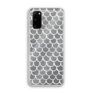 CaseCompany Dakpannetjes: Samsung Galaxy S20 Transparant Hoesje