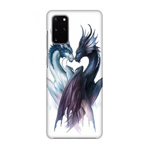 CaseCompany Yin Yang Dragons: Volledig geprint Samsung Galaxy S20 Plus Hoesje