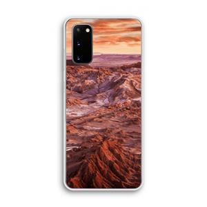 CaseCompany Mars: Samsung Galaxy S20 Transparant Hoesje