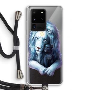 CaseCompany Child Of Light: Samsung Galaxy S20 Ultra Transparant Hoesje met koord