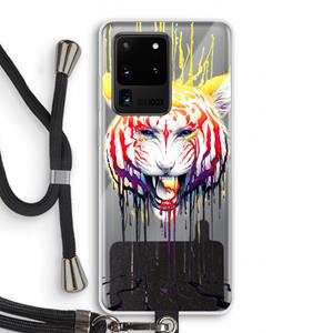CaseCompany Fading: Samsung Galaxy S20 Ultra Transparant Hoesje met koord