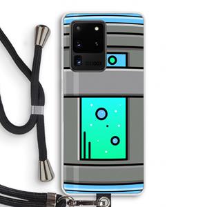 CaseCompany Chug Bottle: Samsung Galaxy S20 Ultra Transparant Hoesje met koord