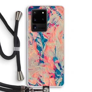 CaseCompany Alone: Samsung Galaxy S20 Ultra Transparant Hoesje met koord