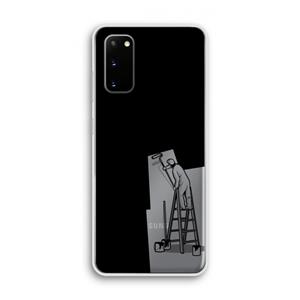 CaseCompany Musketon Painter: Samsung Galaxy S20 Transparant Hoesje