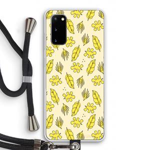 CaseCompany Herfst: Samsung Galaxy S20 Transparant Hoesje met koord
