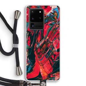 CaseCompany Endless Descent: Samsung Galaxy S20 Ultra Transparant Hoesje met koord