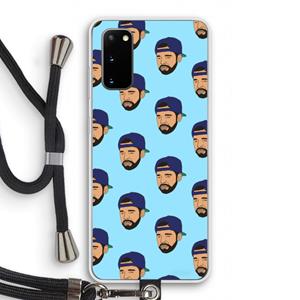 CaseCompany Drake Away: Samsung Galaxy S20 Transparant Hoesje met koord