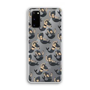 CaseCompany Zeemeermin: Samsung Galaxy S20 Transparant Hoesje