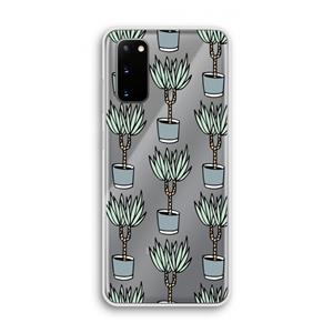 CaseCompany Boompje: Samsung Galaxy S20 Transparant Hoesje