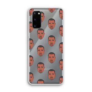 CaseCompany Kanye Call Me℃: Samsung Galaxy S20 Transparant Hoesje
