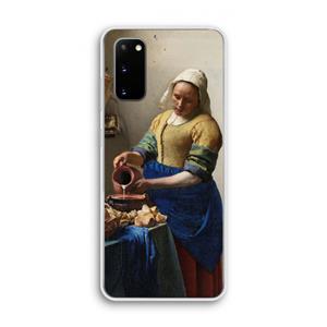 CaseCompany The Milkmaid: Samsung Galaxy S20 Transparant Hoesje